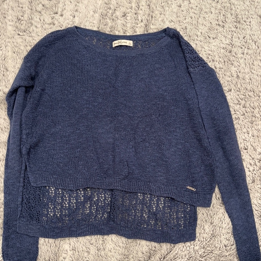 Dusty blue sweater